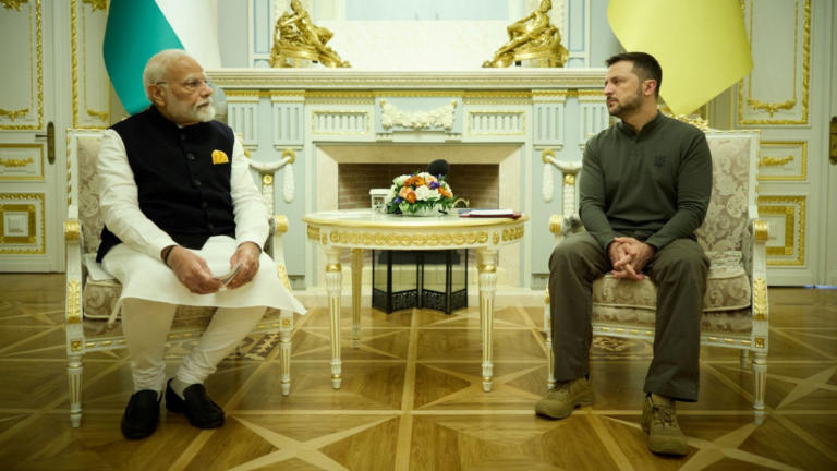 In Kyiv, Indian PM urges Zelenskiy to sit down for talks with Russia