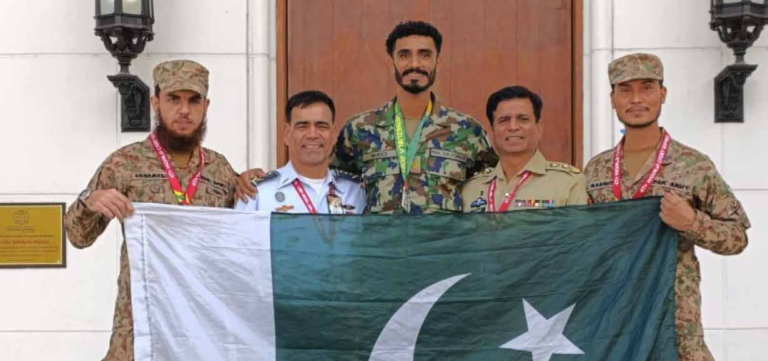 چوتھی سی آئی ایس ایم ورلڈ ملٹری کیڈٹ گیمز وینزویلا کے شہر کراکس میں منعقد، پاک افواج نے 5 تمغے جیت لیے