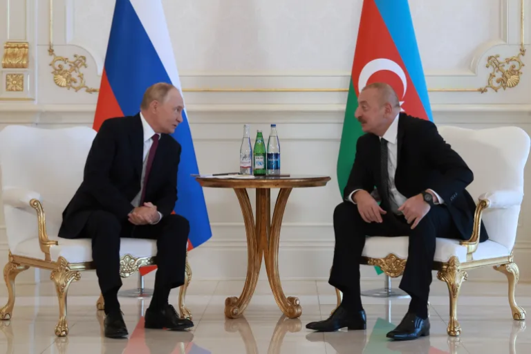 Putin offers to mediate Azerbaijan-Armenia peace deal on trip to Baku