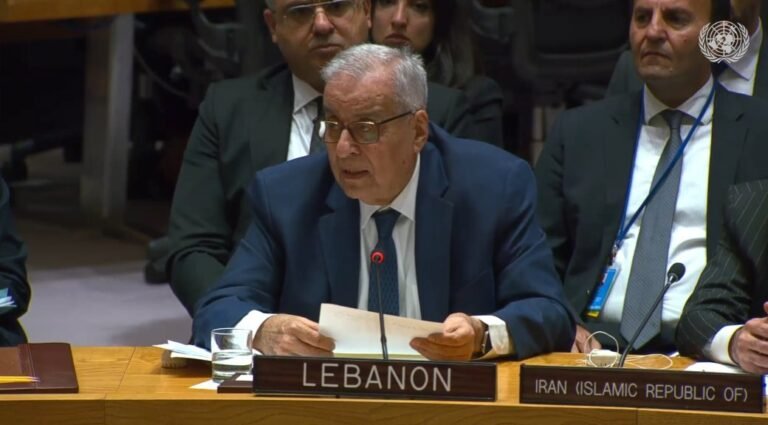 Lebanon’s FM Bou Habib Urges UN to Halt Israeli Aggression Before It’s Too Late