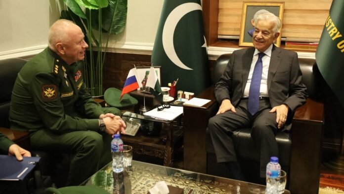 Bilateral Meetings: Russian Dy Defence Minister Meets Kh Asif & Secretary Defence