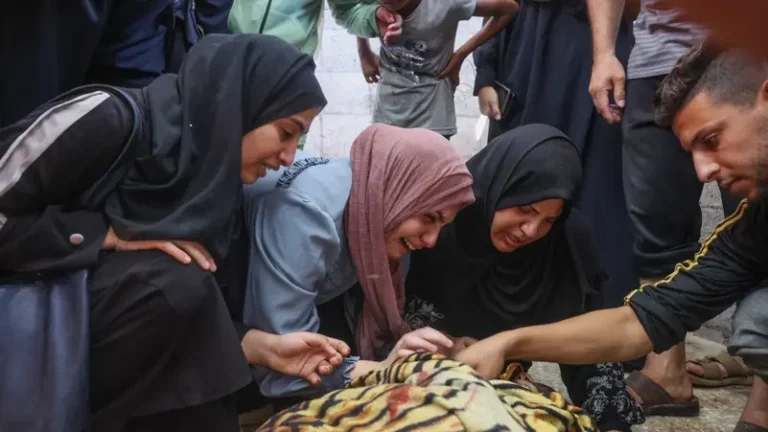 Gaza rescuers say 24 killed in Israel strike on mosque