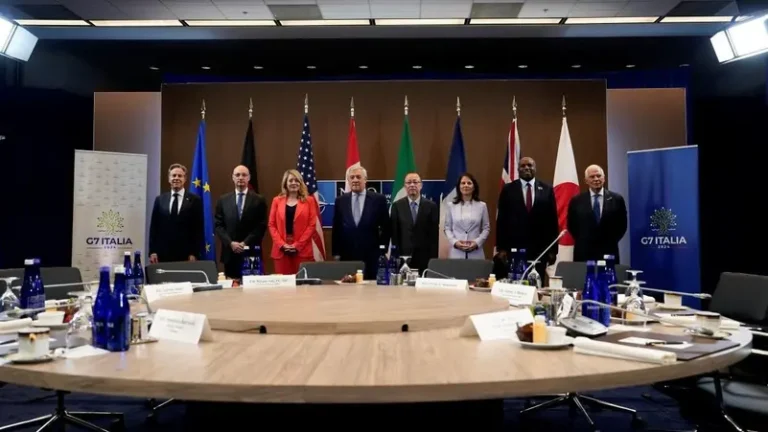 G7 foreign ministers to meet for talks on Middle East, Russia-Ukraine