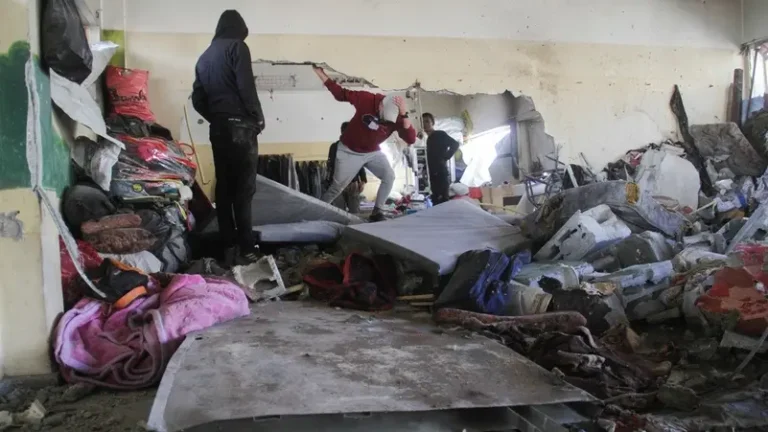 Israeli strikes across Gaza kill at least 40, including children and rescuers