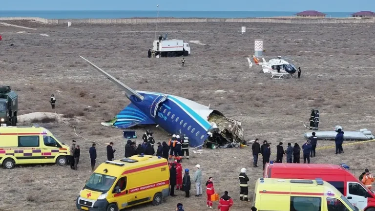 Azerbaijan Airlines passenger jet crashes in Kazakhstan, killing 38