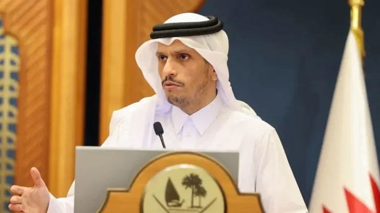 Qatar’s PM discusses Gaza ceasefire talks with Hamas delegation in Doha