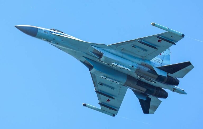 Russia’s Su-35S fighter hit stronghold of Ukrainian forces in Kursk region