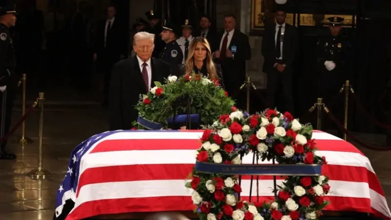 Trump pays respects to late US president Jimmy Carter
