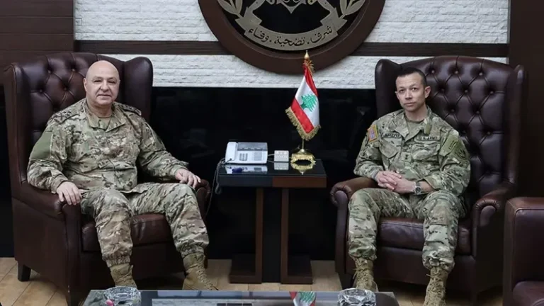 US general praises Lebanon’s army after touring border with Israel