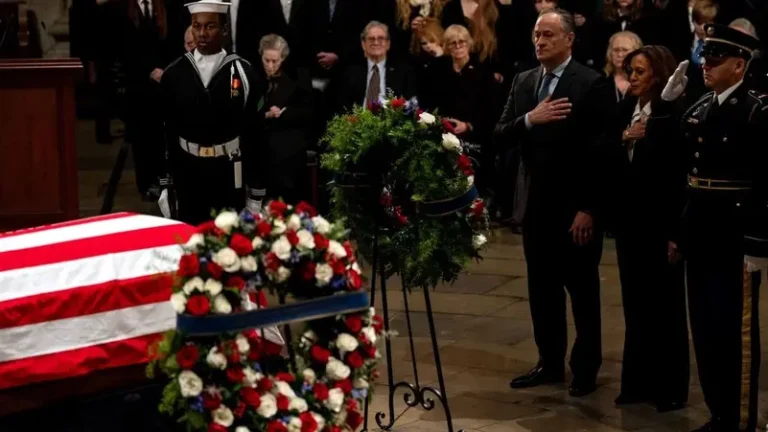 Harris, lawmakers pay tribute to US President Jimmy Carter at Capitol