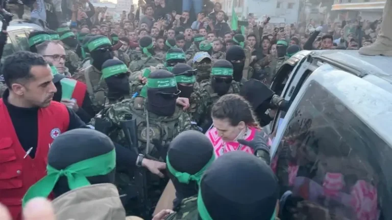 Hamas frees first three Israeli hostages as ceasefire brings hope in Gaza
