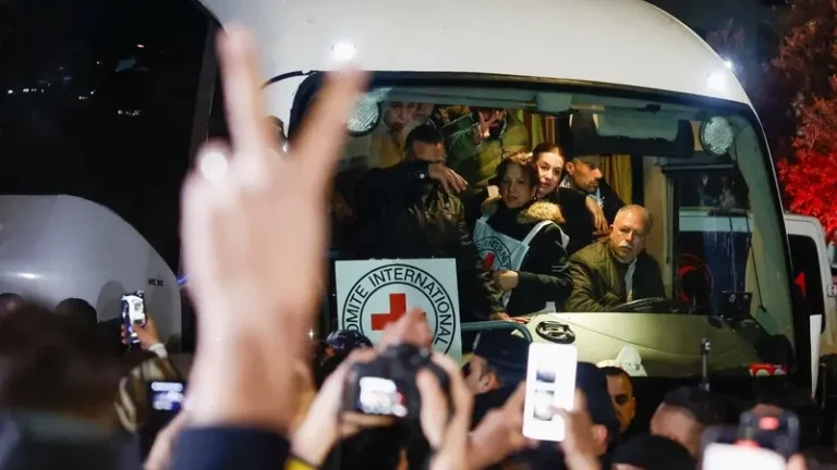 Israel released 596 Palestinian prisoners Thursday, 46 more to be freed: NGO