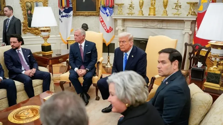 King Abdullah to Trump: Jordan, Arab world reject displacement of Palestinians in Gaza