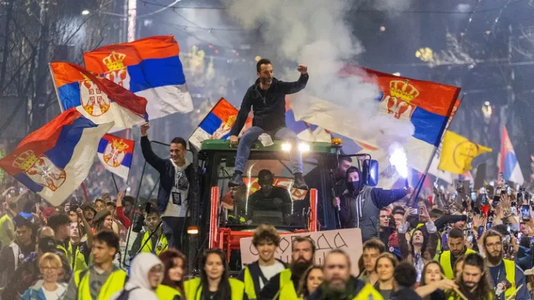Serbia’s capital braces for a major anti-government rally as tensions mount