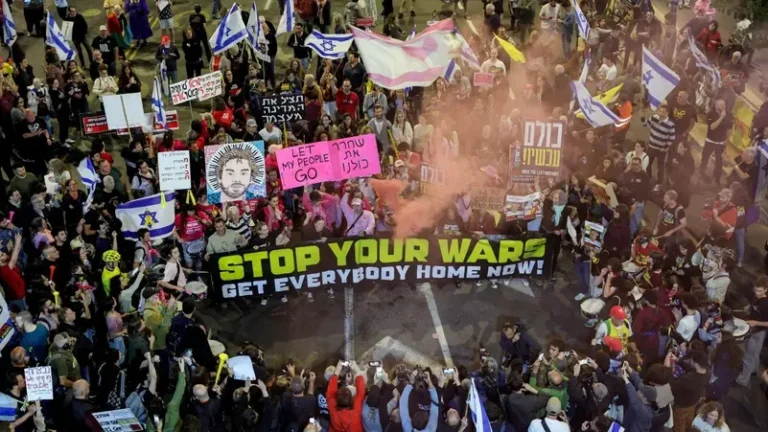 Hamas releases video showing two Israeli hostages alive
