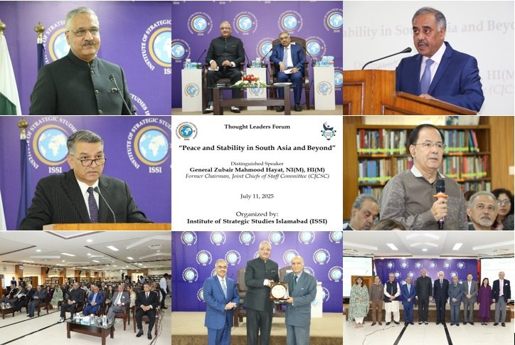 Former Chairman CJCSC General Zubair Mahmood Hayat Shares Strategic Perspective on Peace and Stability in South Asia at ISSI