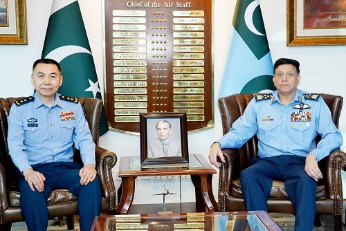Pakistan Air Chief Sidhu hosts PLAAF General Wang, enhancing Pakistan-China defence ties